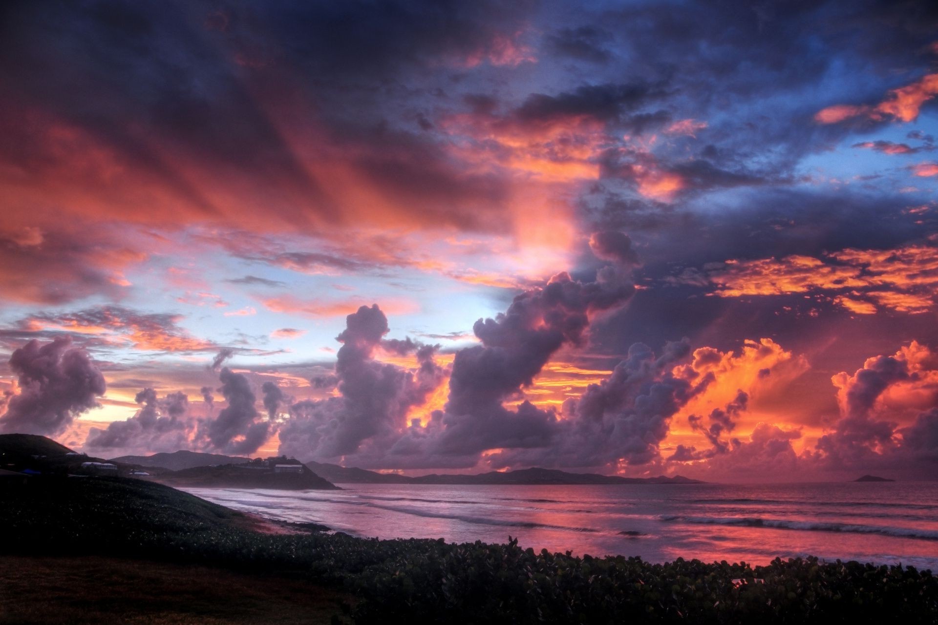 the sunset and sunrise sunset evening dawn landscape dusk sky sun storm nature light water weather cloud outdoors