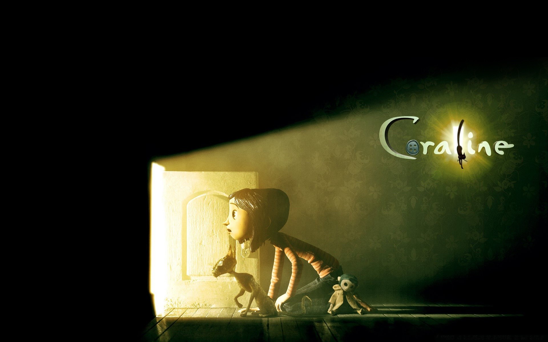 coraline adulto hombre solo luz mujer oscuro