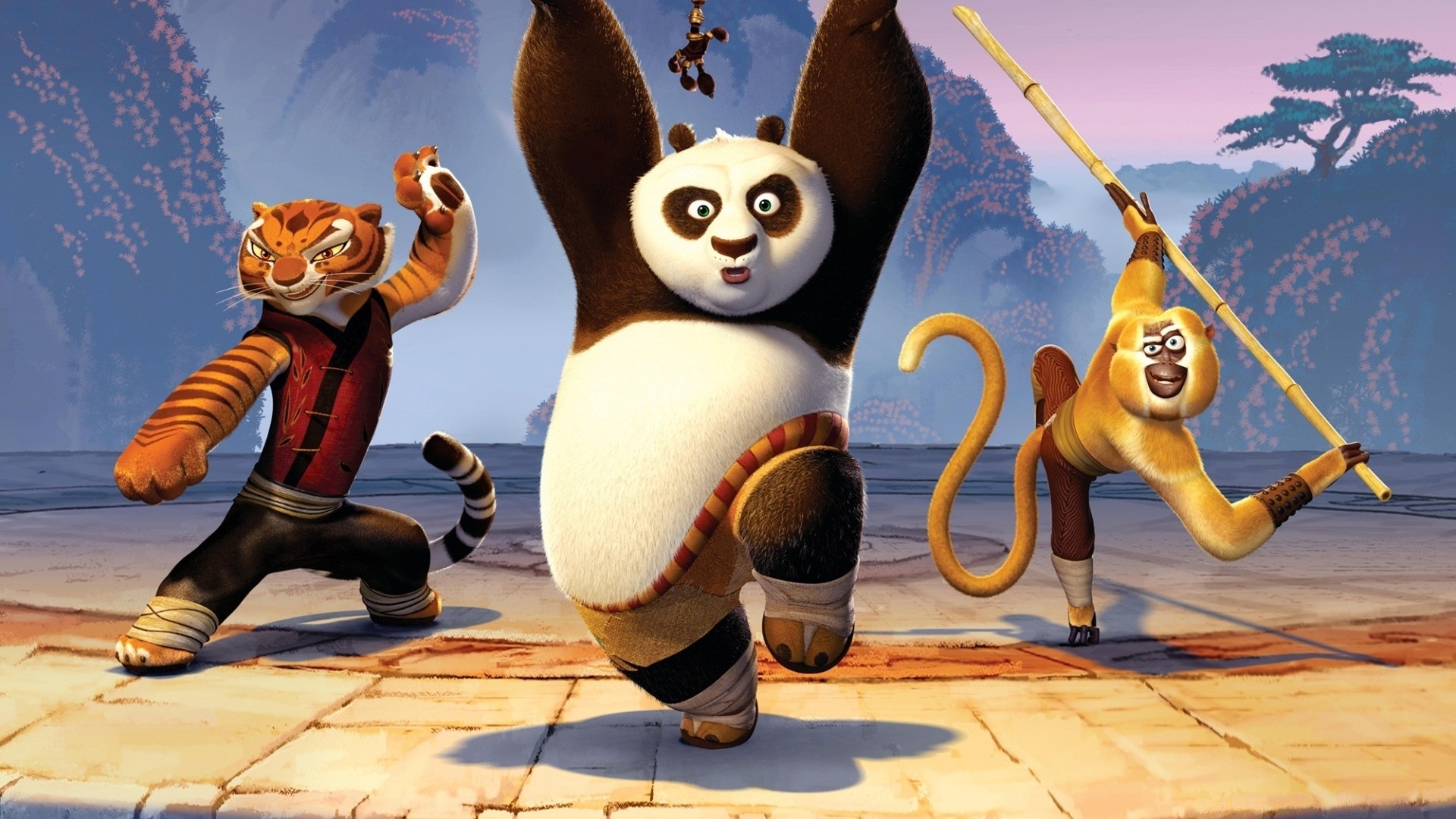 kung fu panda illustration spaß