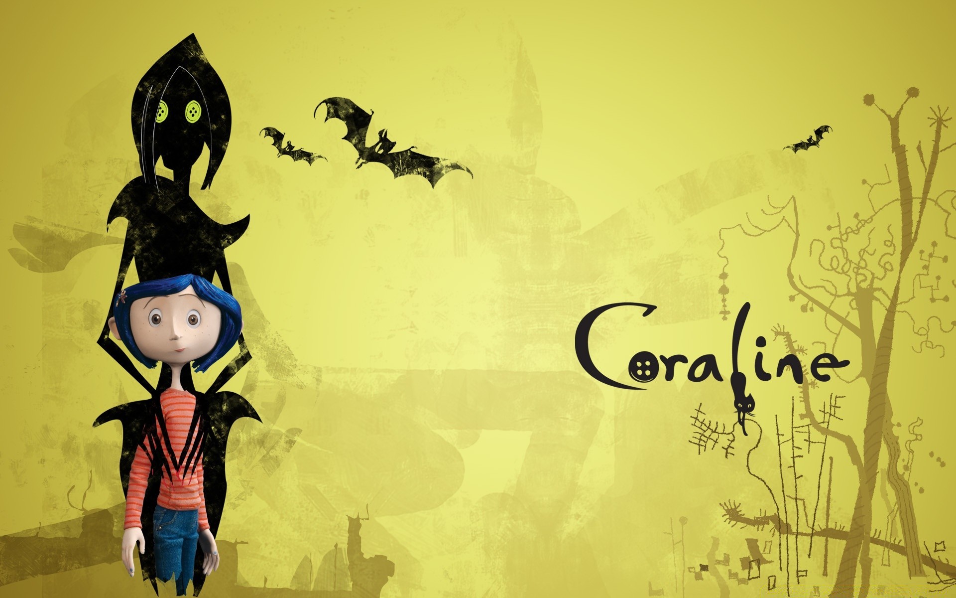 coraline ретро женщина иллюстрация человек