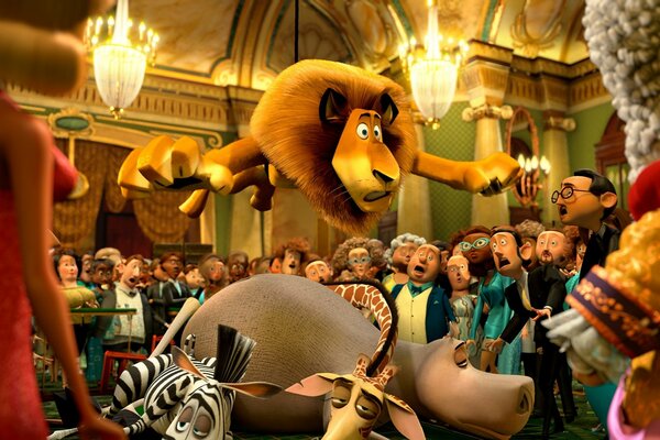 Imagens do filme Madagascar todos os heróis