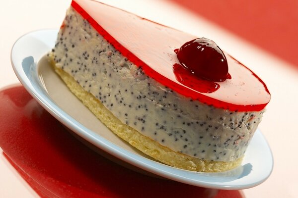 Delicious poppy seed dessert