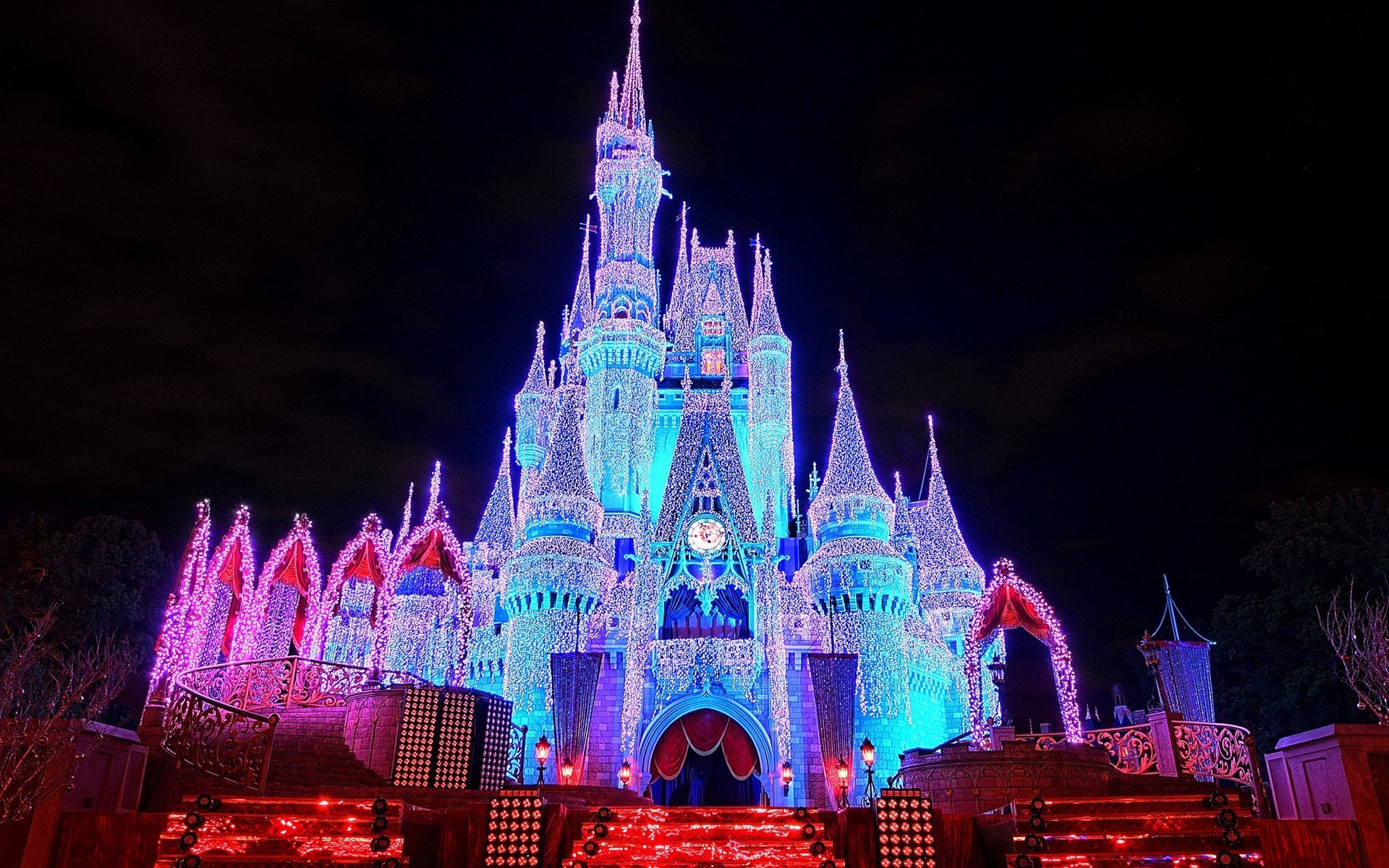 castillos iluminado vacaciones noche navidad fiesta ciudad luz viajes arquitectura festival casa