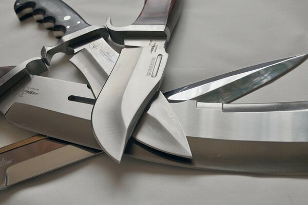 Knives as a work of art forged steel, machete blade