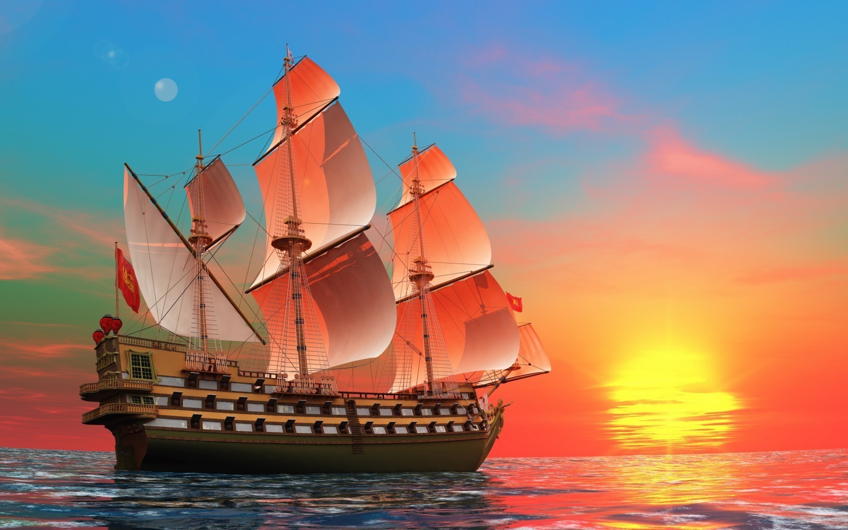 the sunset and sunrise water sea watercraft travel ocean sky sailboat boat ship sail sunset summer tourism