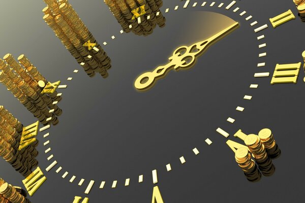 La ricchezza è come un orologio, dove invece di numeri monete