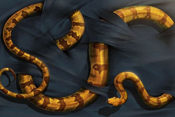 Золотистая змея скачать