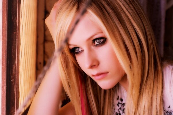 Avril Lavigne retrato da cantora