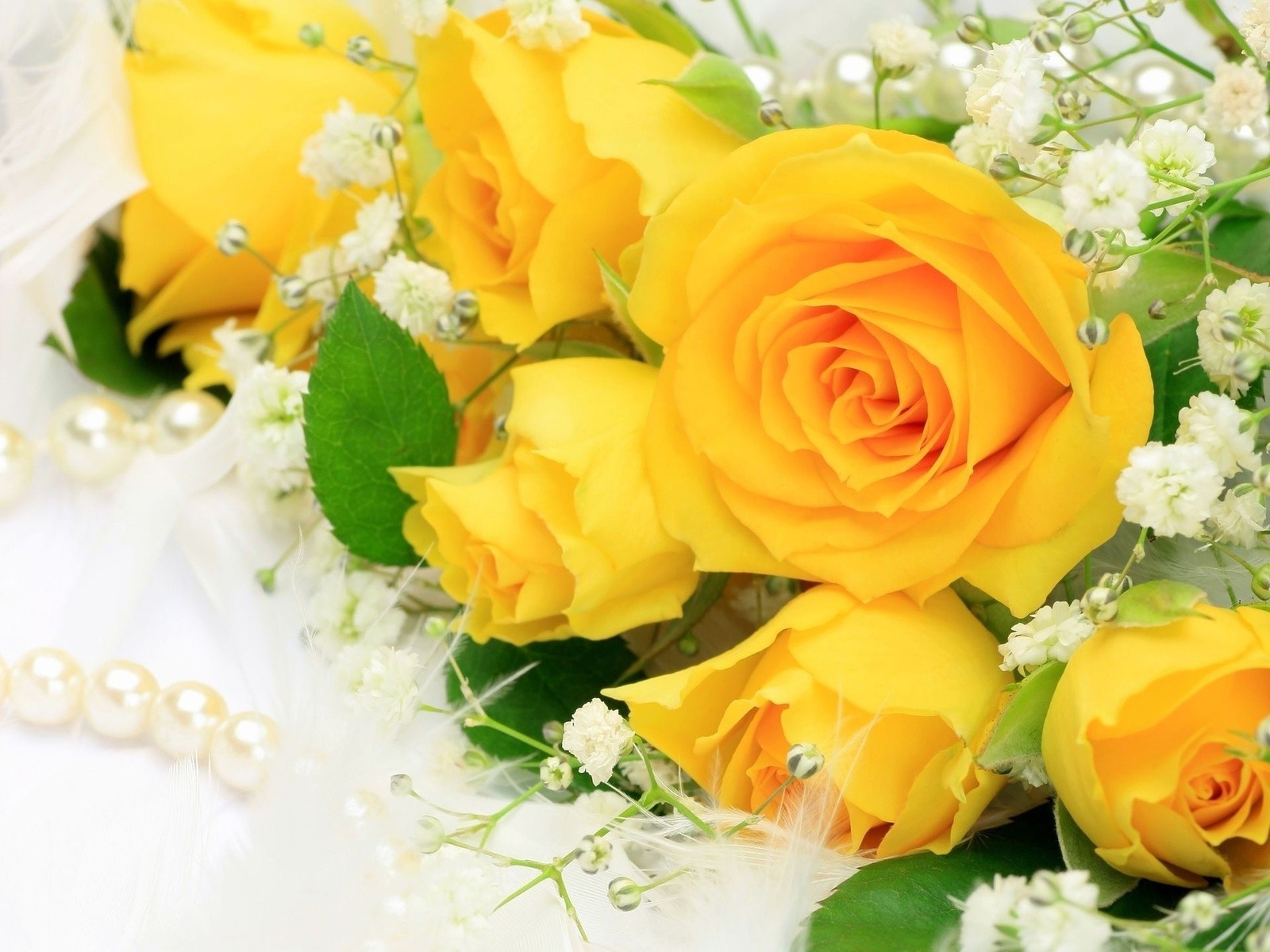 A bouquet of yellow roses. - Phone wallpapers