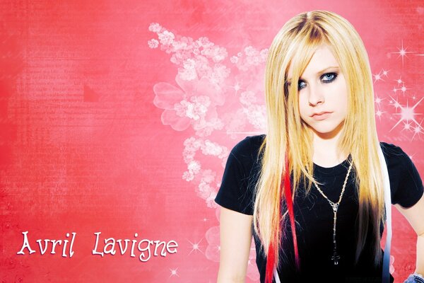 Porträt von Avril Lavigne