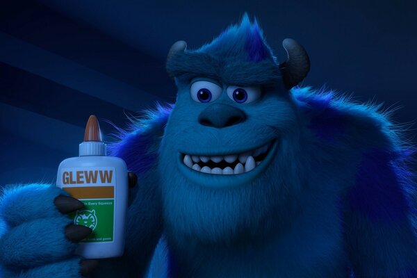 Mostro divertente dal cartone animato Monsters Inc.