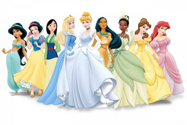 Disney Princesses all together