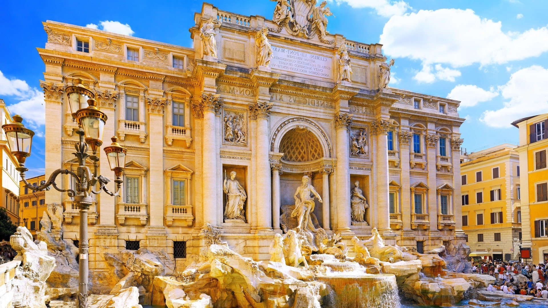 Trevi Fountain, Rome, Italy (Фонтан, Италия Рим) загрузить