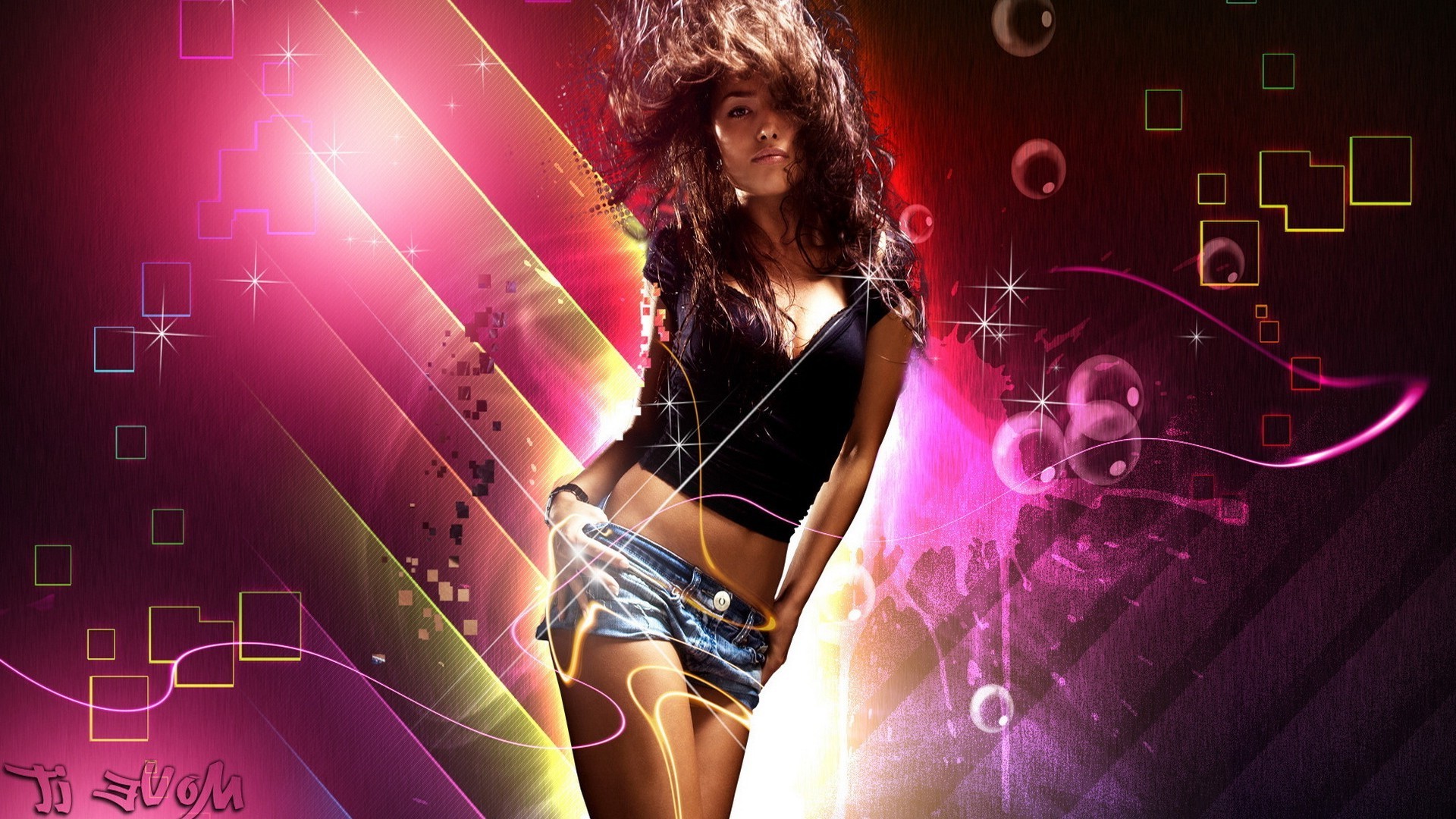 fille habillée musique club femme mode concert performance disco style vie nocturne partie