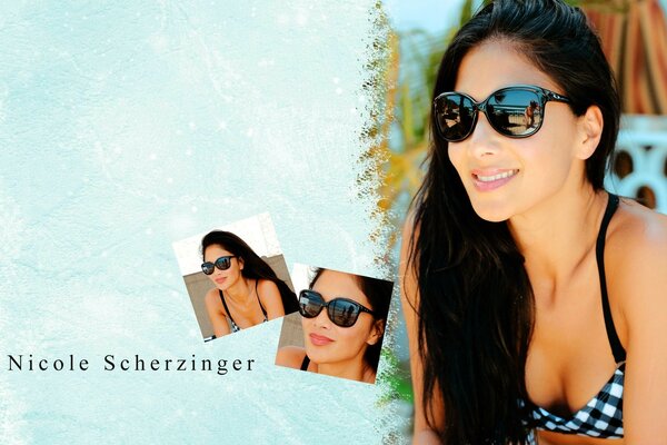 Nicole Scherzinger en gafas de sol