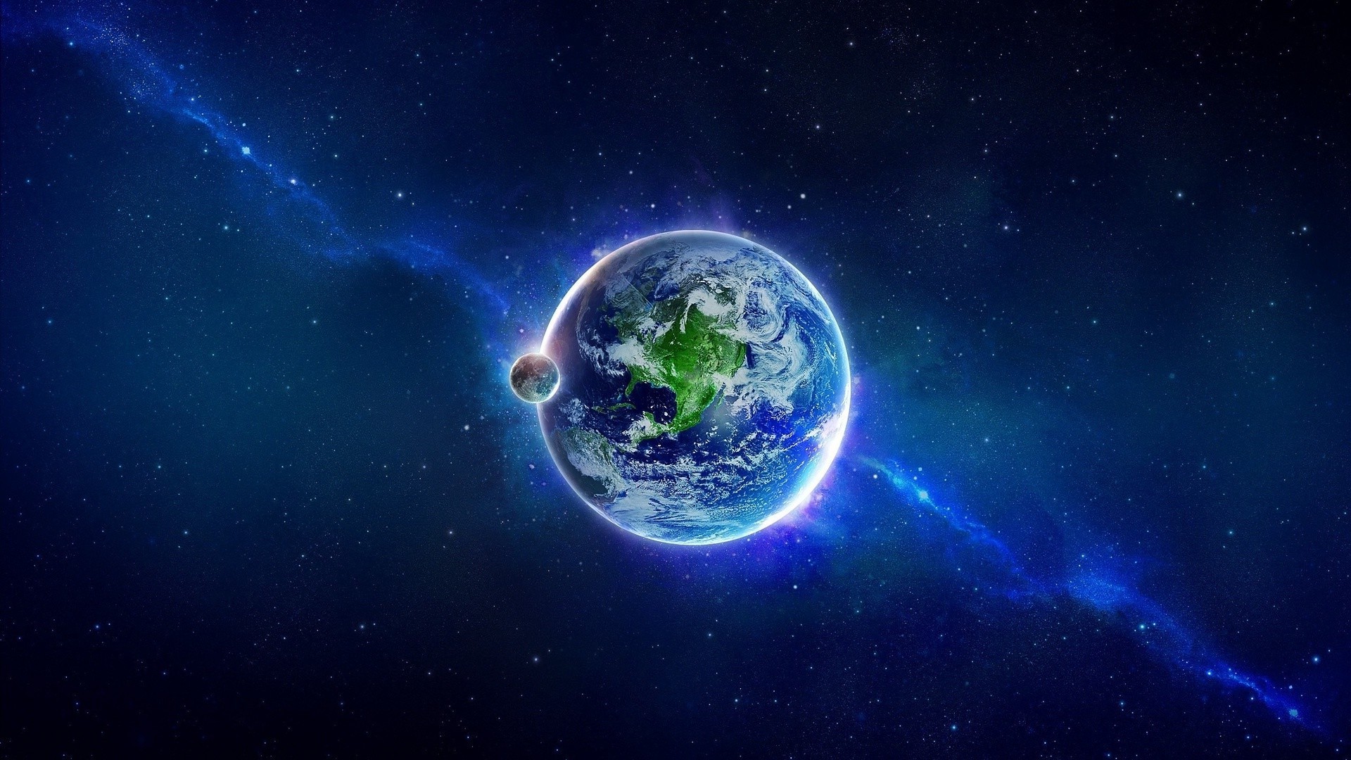 Обои Земной шар картинки на рабочий стол на тему Космос - скачать скачать