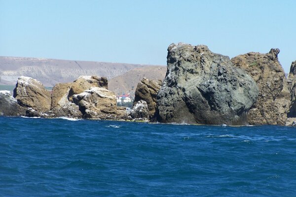 Sea stones beauty mini mountains