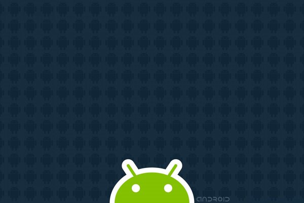 Logotipo de Android protector de pantalla de fondo