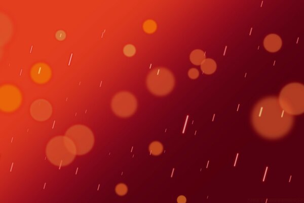 Beautiful red background with rain