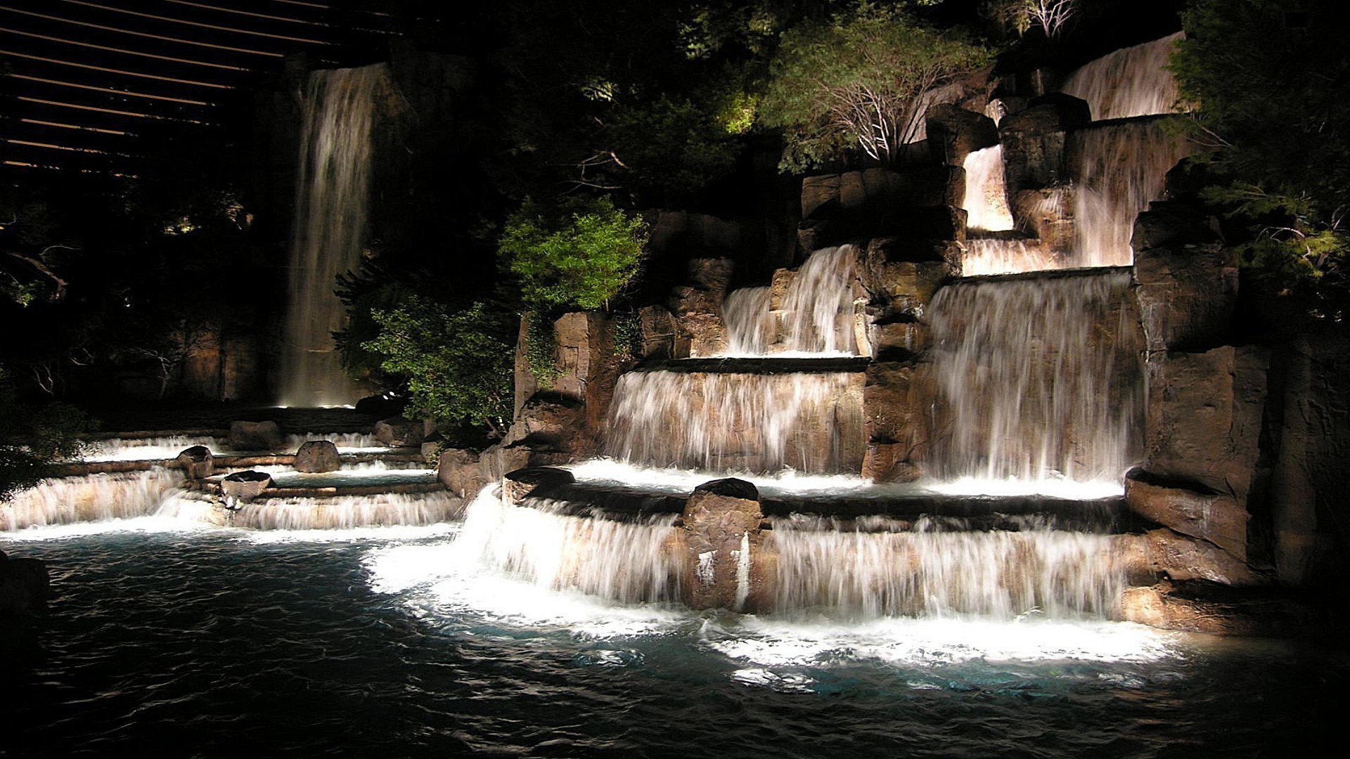 waterfalls water waterfall river travel stream nature motion outdoors flow wood cascade wet fall tree rock leaf stone pool tropical