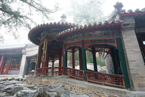 An ancient temple standing among the stones