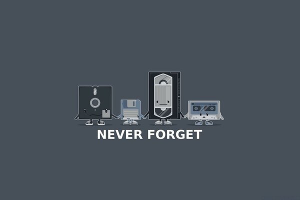 La cassette, la disquette, la cassette vidéo et le disque mémoire vont par la main