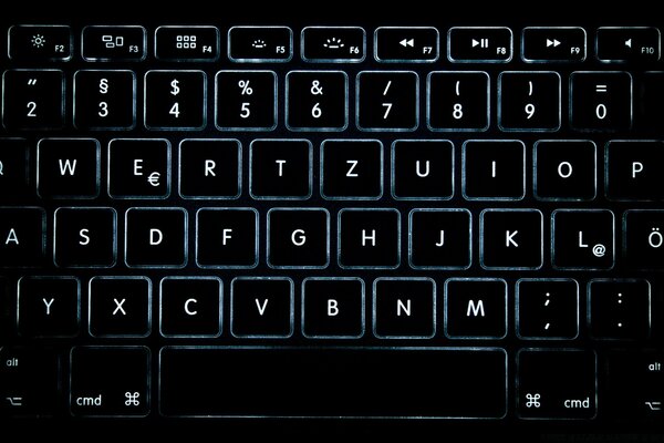 Black keyboard close-up