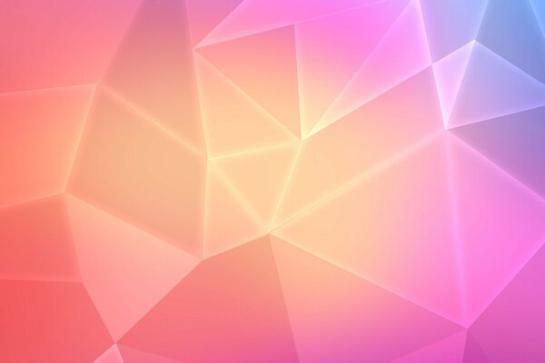 Graphic design of ooi with geometric pattern bright pink-yellow