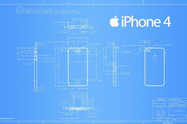 Diagramm des Smartphones weiß auf blau