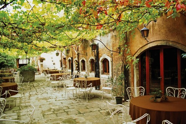 Streets of Italy. Beautiful architecture of the city