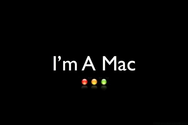 Letras de Mac en la pantalla