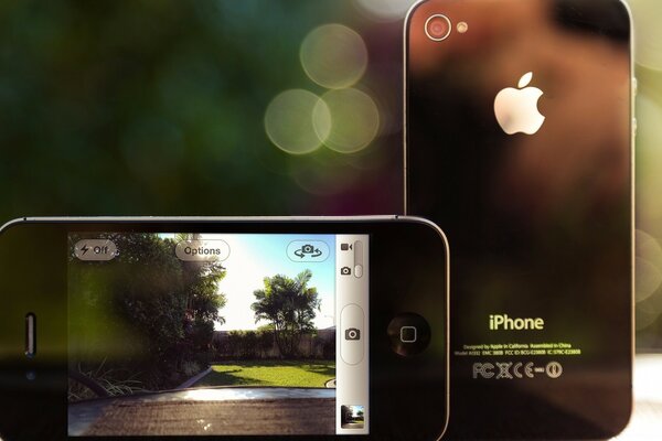 iPhone outdoors