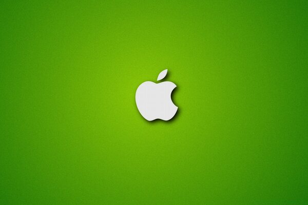 Image of apple products on a green background