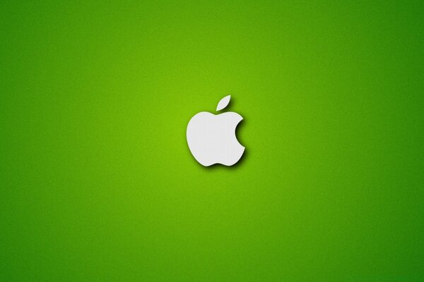 Imagen de la producción de Apple sobre el fondo verde