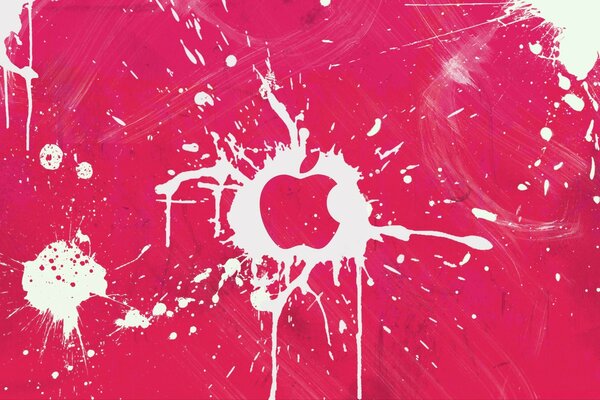 Fuchsia apple splash splash