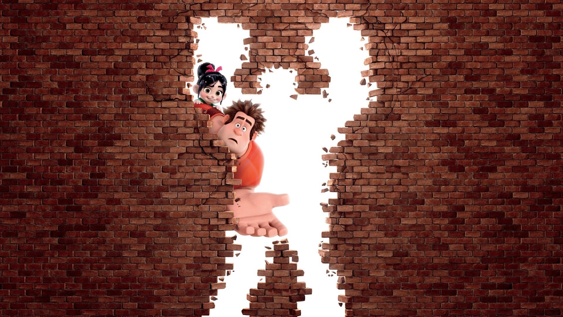 cartoons brick wall desktop stone adult one cement
