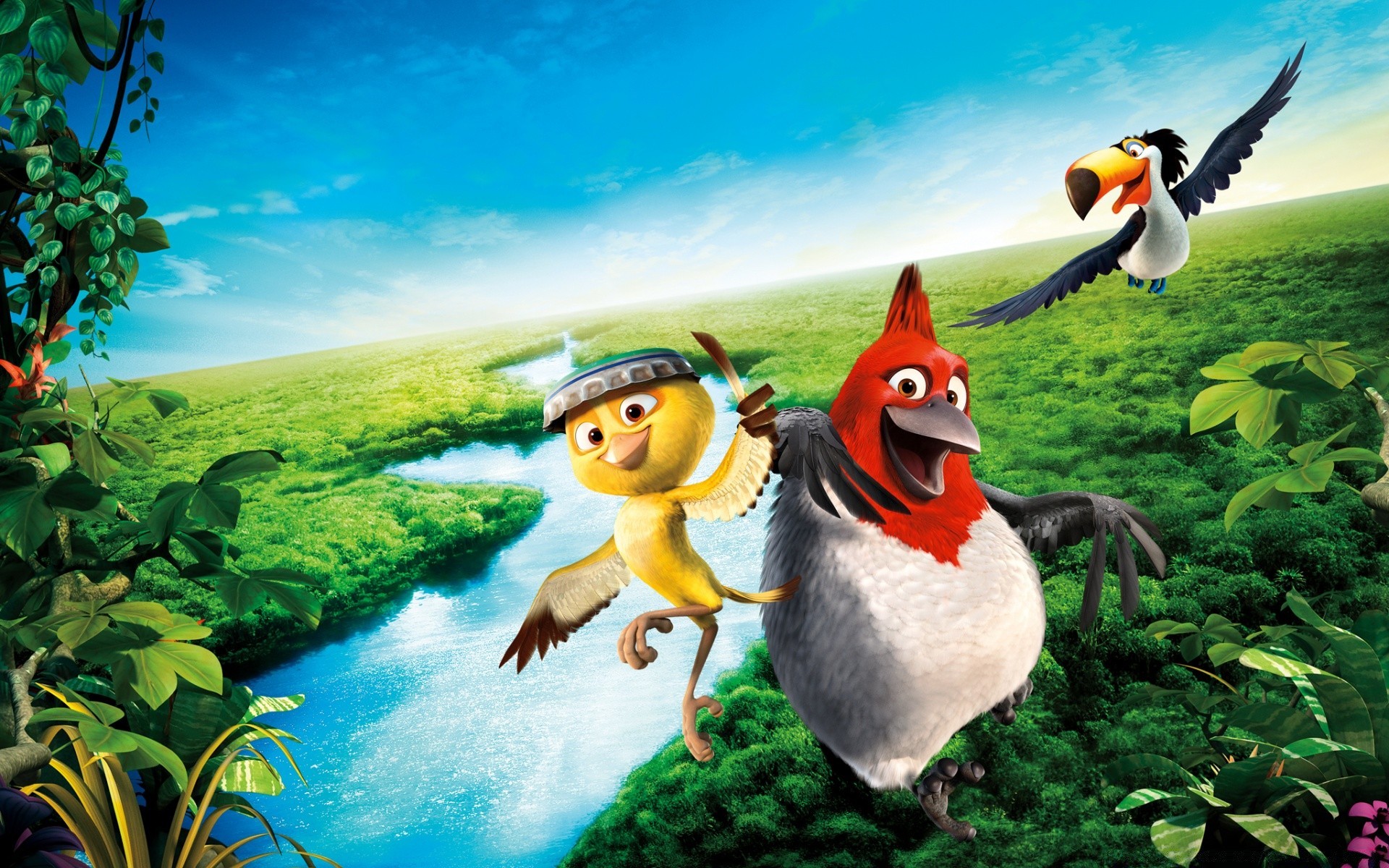 dibujos animados naturaleza animal al aire libre hierba agua ilustración vida silvestre cielo pájaro uno