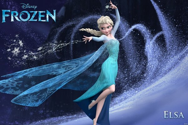 Bohaterka kreskówki Frozen