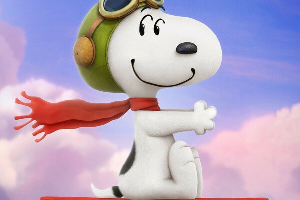 Cool chien de la célèbre bande dessinée