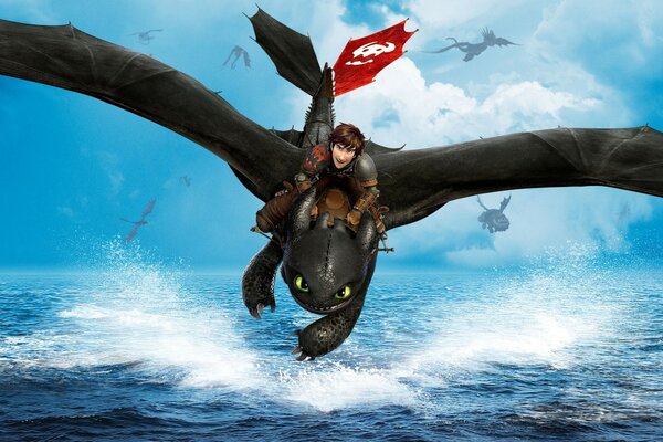 Pictures from the cartoon how to train a dragon