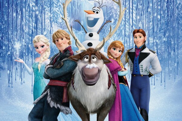 The famous cartoon associated with winter