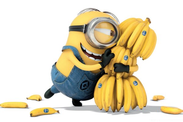 Minion avec sa petite amie banane