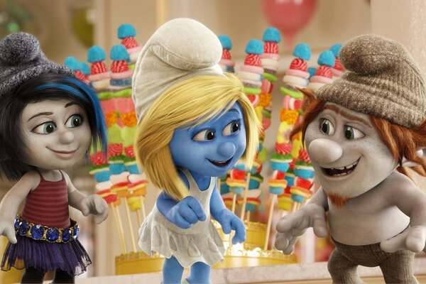 Smurfs and trolls in hats are funny