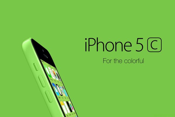 Iphone 5s green colorful