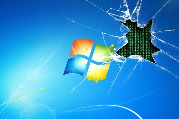 Desktop di Windows con il foro