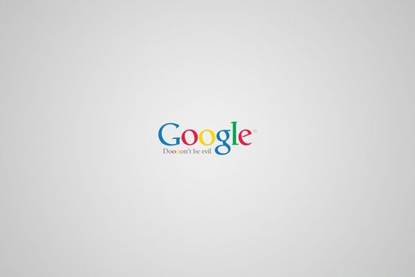 Google logo on a gray background