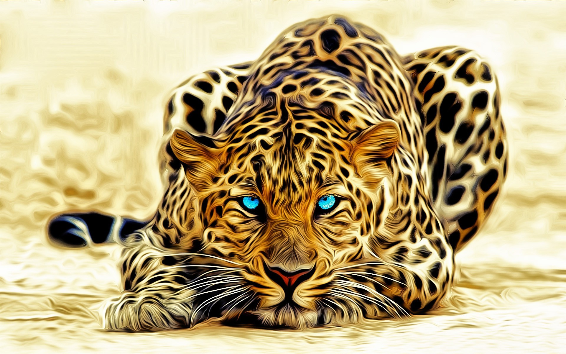 leoparlar desen hayvan