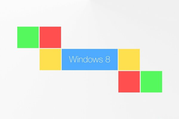 Multicolored cubes on the Windows desktop