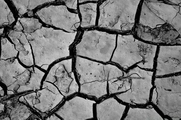 The dry earth is like a wounded soul