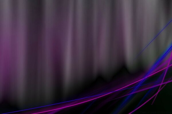 Фиолетовая абстракция со световыми лучами